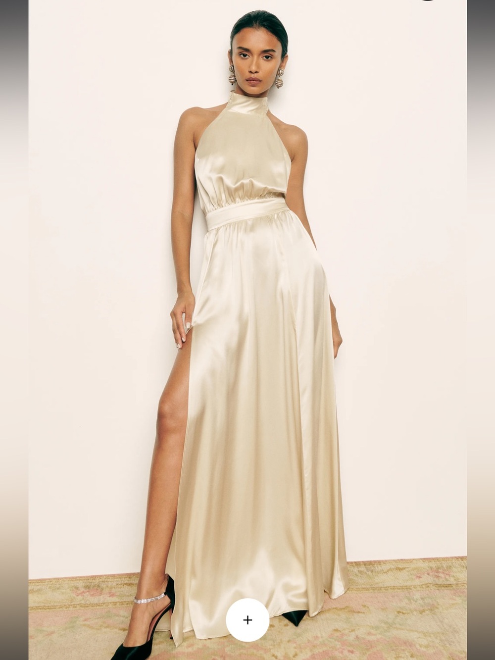 Reformation Alani Silk Dress